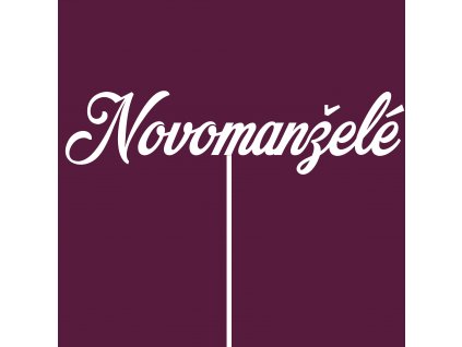 Dekorace na dort, Novomanželé, bílé