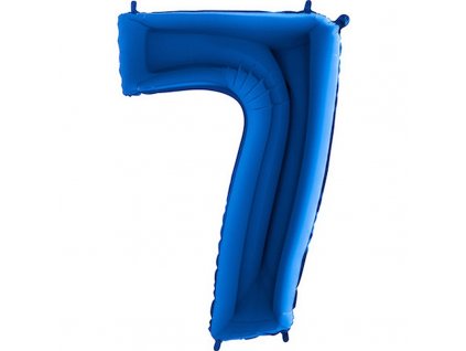 Fóliové číslice 101cm, modrá 7