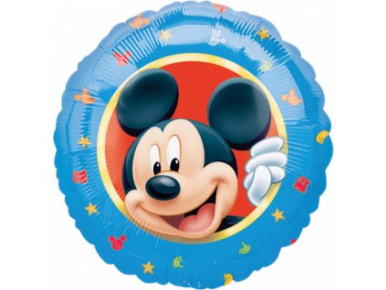 Fóliový balonek kruh 45cm, pastel Mickey Mouse