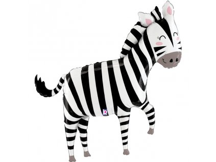 Fóliový balónek 109cm, Zebra