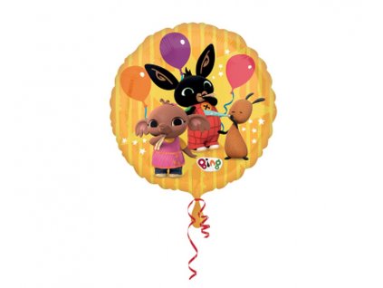 Fóliový balónek kruh 45cm, Králíček Bing