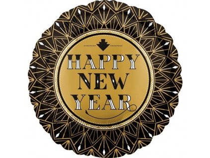 Fóliový balónek 46cm, Happy New Year Twenties