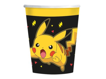 Papírové kelímky, Pokemon Pikachu, 8ks