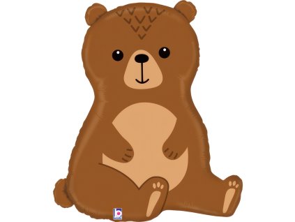 Fóliový balónek 74cm, Medvěď