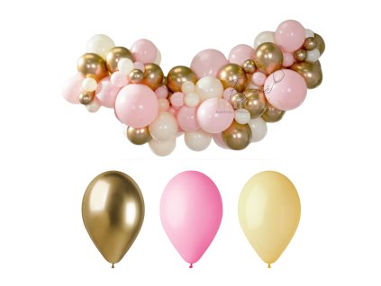 Balónková girlanda Baby Pink