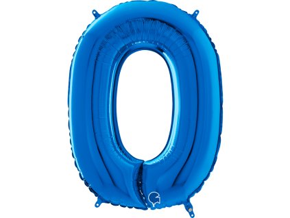 Fóliové číslice 35cm, modrá 0