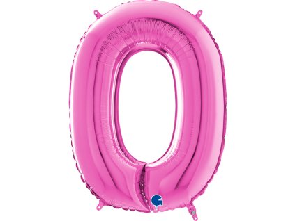 Fóliové číslice 66cm, fuchsia 0