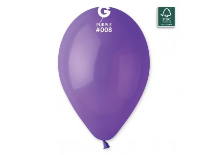 Latexový balónek 26cm, 008 fialový