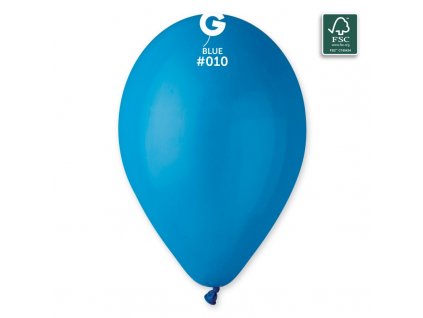 Latexový balónek 26cm, 010 modrý