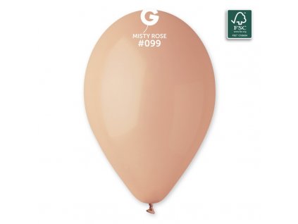 Latexový balónek 26cm, 099 mlhavě růžový