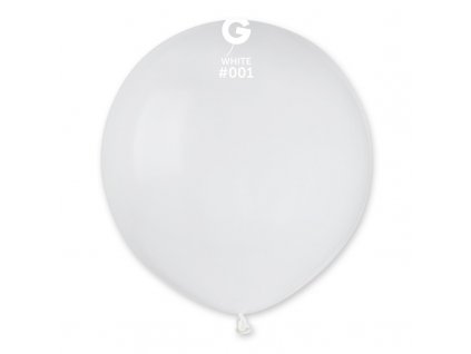 Latexový balónek 48cm, 001 bílý