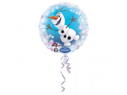 Fóliový balónek kruh 43cm, Olaf