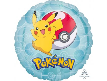 Fóliový balónek kruh 43cm, Pokémon
