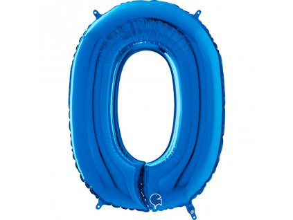Fóliové číslice 66cm, modrá 0