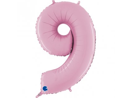 Fóliové číslice 66cm, růžová 9
