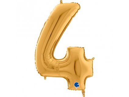 Fóliové číslice 66cm, zlatá 4