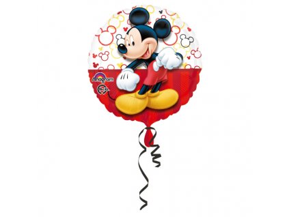 Fóliový balónek kruh 43cm, Mickey Mouse