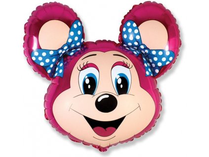 Fóliový balónek 68cm, Baby Mouse růžový
