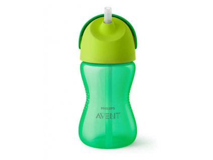 Philips AVENT hrníček s brčkem zelený 300 ml