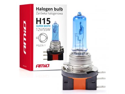 Halogenová žárovka H15 12V 55W Super White