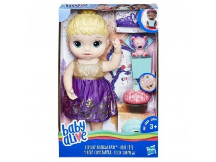 2526 hasbro baby alive narozeninova blondata panenka