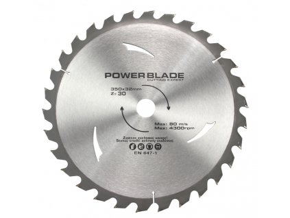 Pilový kotouč vidiový 350mm x 30T x 32.0 POWER BLADE M08933