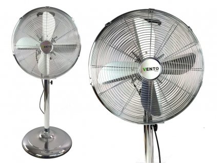 Podlahový ventilátor Vento 40 cm 50W INOX Chrome