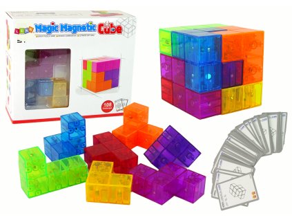 Magická magnetická puzzle kostka - 7 prvků