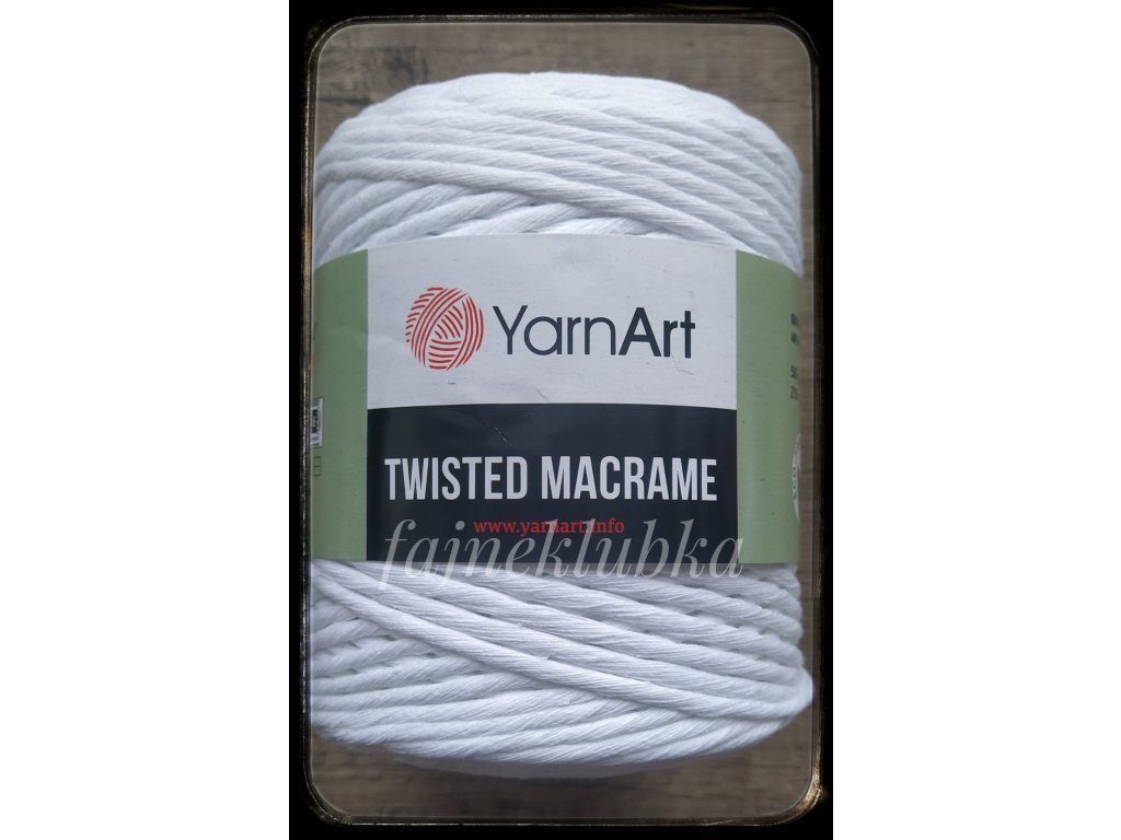Twisted Macrame 751 Bílá