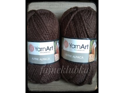 Příze Alpine Alpaca 431 Tmavě hnědá