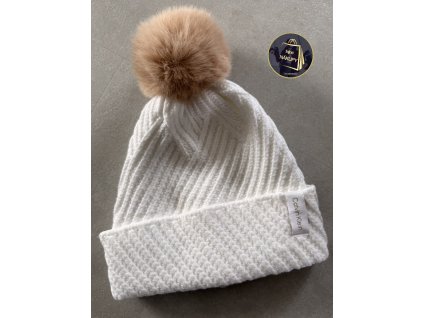 Čepice s bambulí CALVIN KLEIN