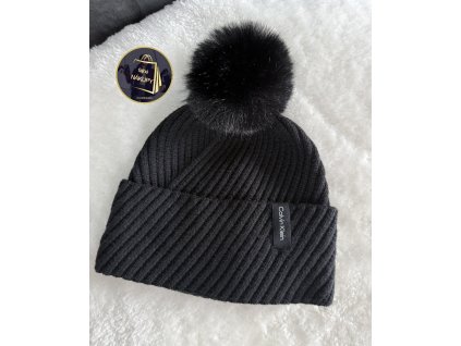 Čepice s bambulí CALVIN KLEIN