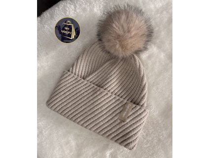 Čepice s bambulí CALVIN KLEIN