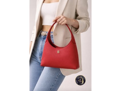 Jasně červená kabelka TOMMY HILFIGRER