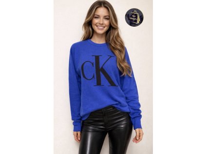Modrý svetřík CALVIN KLEIN