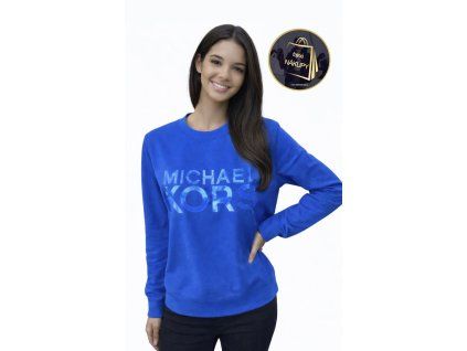 Dámská modrá mikina MICHAEL KORS