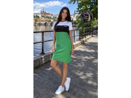 Tričkové šaty DKNY