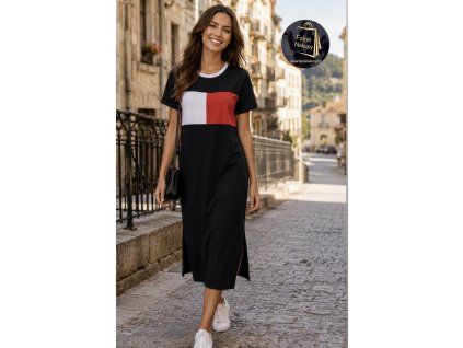 Midi šaty TOMMY HILFIGER