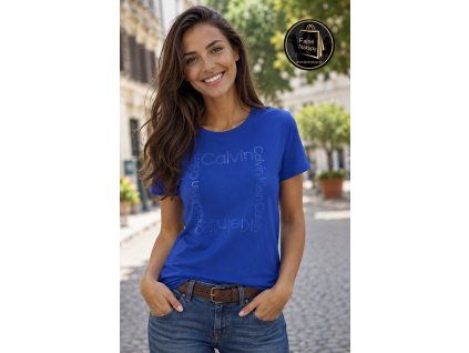 Modré tričko CALVIN KLEIN