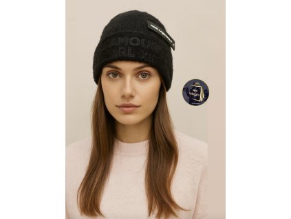 Chlupatá čepice KARL LAGERFELD