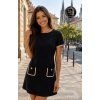 Elegantní černé šaty TOMMY HILFIGER