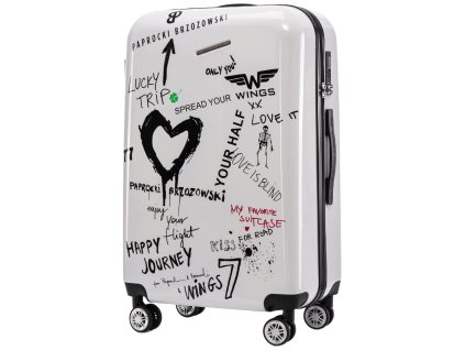 WINGS PB GCT01 WALIZKA M WHITE BOK