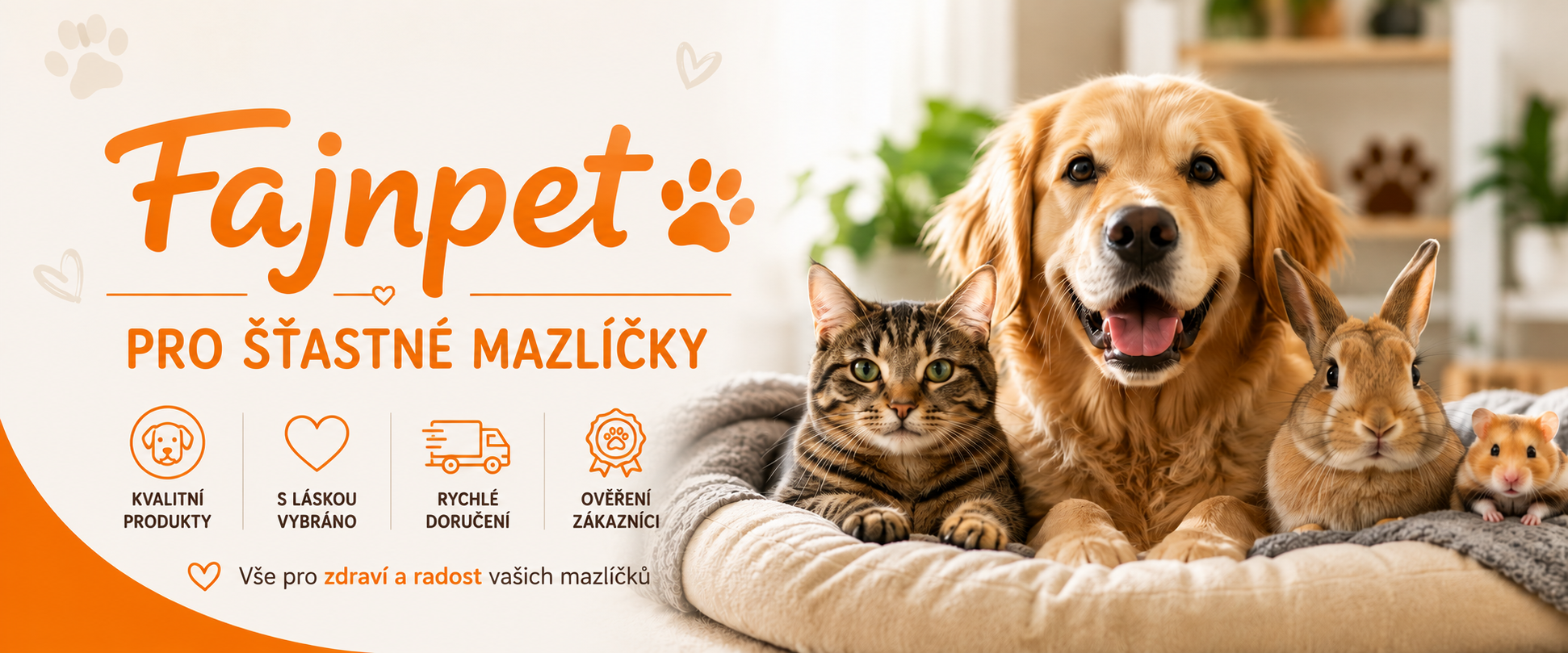 Online obchod pro milovníky zvířat