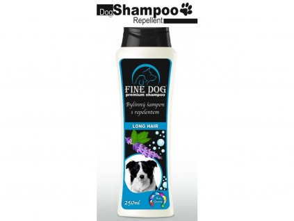 fine dog shampoo long hair 250 ml