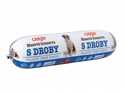 chejn dog salam s droby a cervenou repou 1 kg