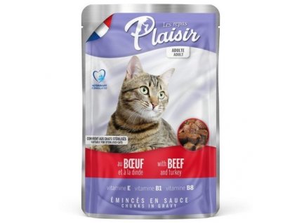 plaisir cat hovezi kruti 100g kapsicka