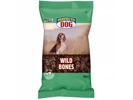 perfecto dog wild bones masove kosticky se zverinou 150g