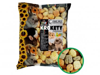 FINE PET Zeleninové krokety pro hlodavce 100g