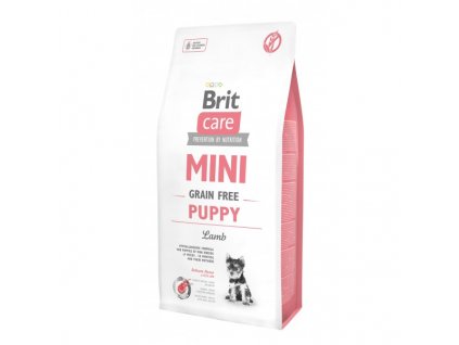 brit care mini dog grain free puppy lamb 7kg