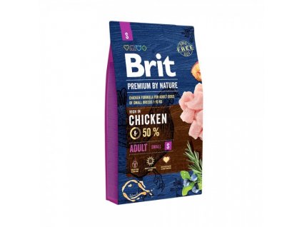 brit premium dog by nature adult s 15kg